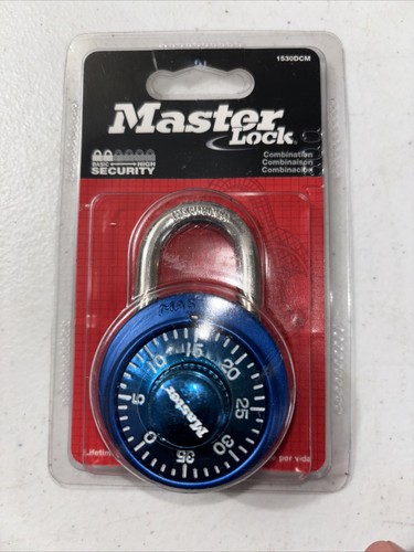 Master Lock 1530DCM Locker School Combination Padlock 1 Pack Assorted Colors - Picture 6 of 11