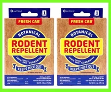 Fresh Cab Botanical Rodent Repellent Mice - Eco Friendly & Scented - 2 Pouches