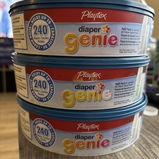 New, 3 pack DIAPER GENIE Unscented Refills   240 each, 720 total
