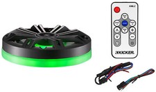 KICKER 47KLSR10 KLSR 10" Weather Proof LED Speaker/Subwoofer Ring Light Remote