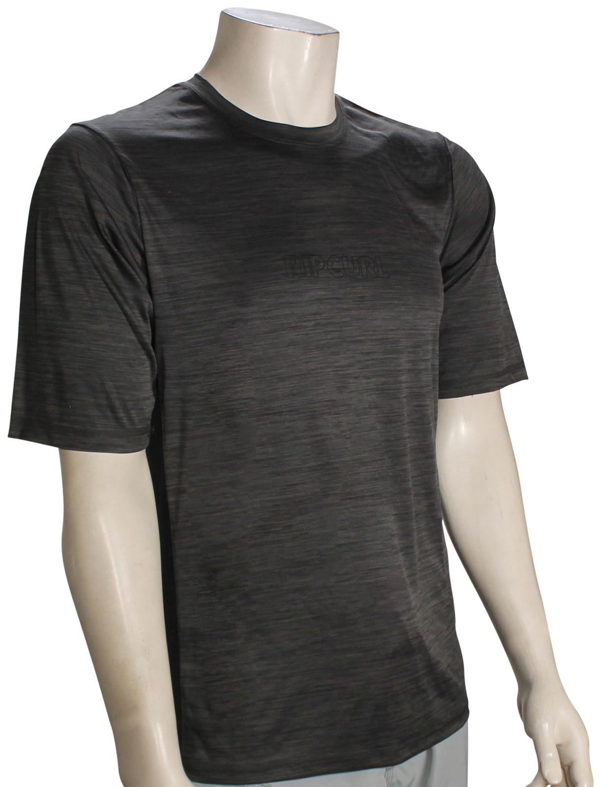Футболка для серфинга Rip Curl Dawn Patrol SS - Черный Марль - Новинка