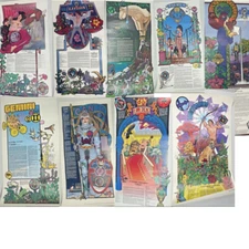 Vintage Astrology Poster 70s Art Zodiac RARE HTF