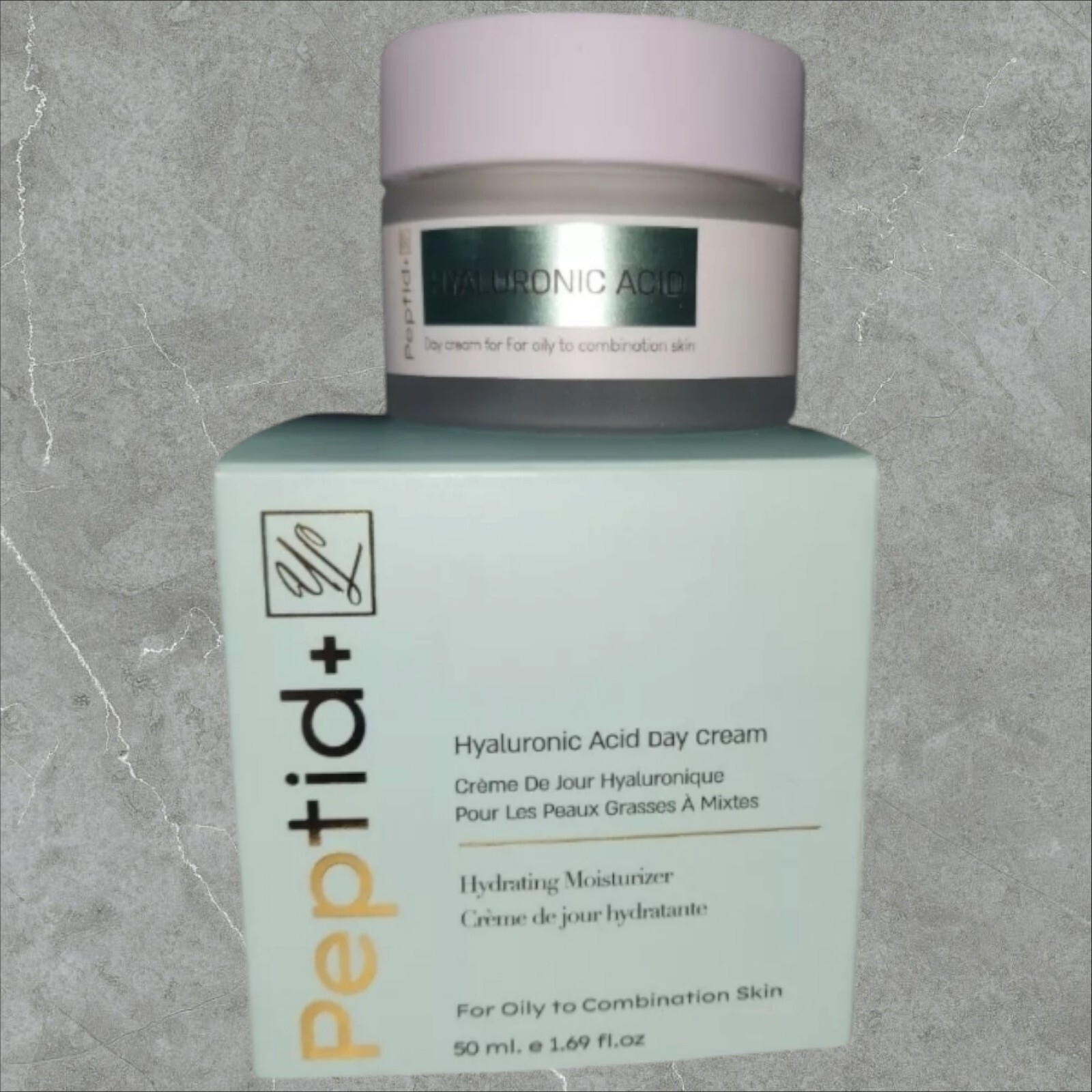 Peptid+ Hyaluronic Acid Day Cream Hydrating Moisturizer For Oily to Combination
