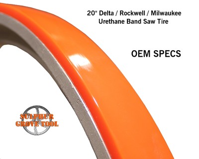 Delta 28-656 Tipo 2 20" Pneumatici Seghetto A Nastro Uretano Rplcs 2 - Foto 4