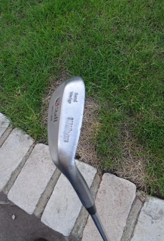 WILSON STAFF FORGED SAND WEDGE 56* 10* BOUNCE STEEL REG FLEX SHAFT 36" LONG - Image 2 of 4