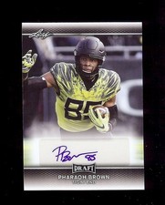 2017 Leaf Draft Football Cards - Autograph Printing Plate Packs 12