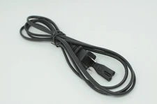 2x US 2 Prong 2Pin 6FT AC Power Cord Cable Charge Adapter PC Laptop PS2 PS3 Slim
