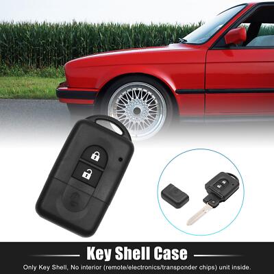 Car Replacement Key Fob Shell Case for Nissan Micra Xtrail Qashqai 2 Key Button