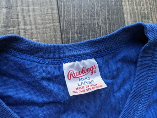 VTG Seattle Seahawks 80's Steve Largent Rawlings Jersey T-Shirt Adult L J Moe - Picture 5 of 8