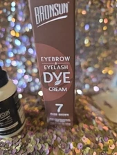 BRONSUN #7 Brown Eyelash & Eyebrow Dye 15 ml (Tube) By Innovator Cosmetics