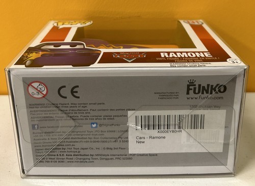 ⭐️ RAMONE PURPLE FLAMES 131 Coches Disney Pixar ⭐️ Funko Pop ⭐️ TOTALMENTE NUEVO ⭐️ - Imagen 8 de 8