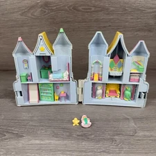 Vtg 1994 Trendmasters Starcastle Castle In the Clouds Playset w/ 2 Figures - DMG