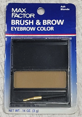 Max Factor Brush & Brow Eyebrow Color definer powder - Ash Blonde - NIP