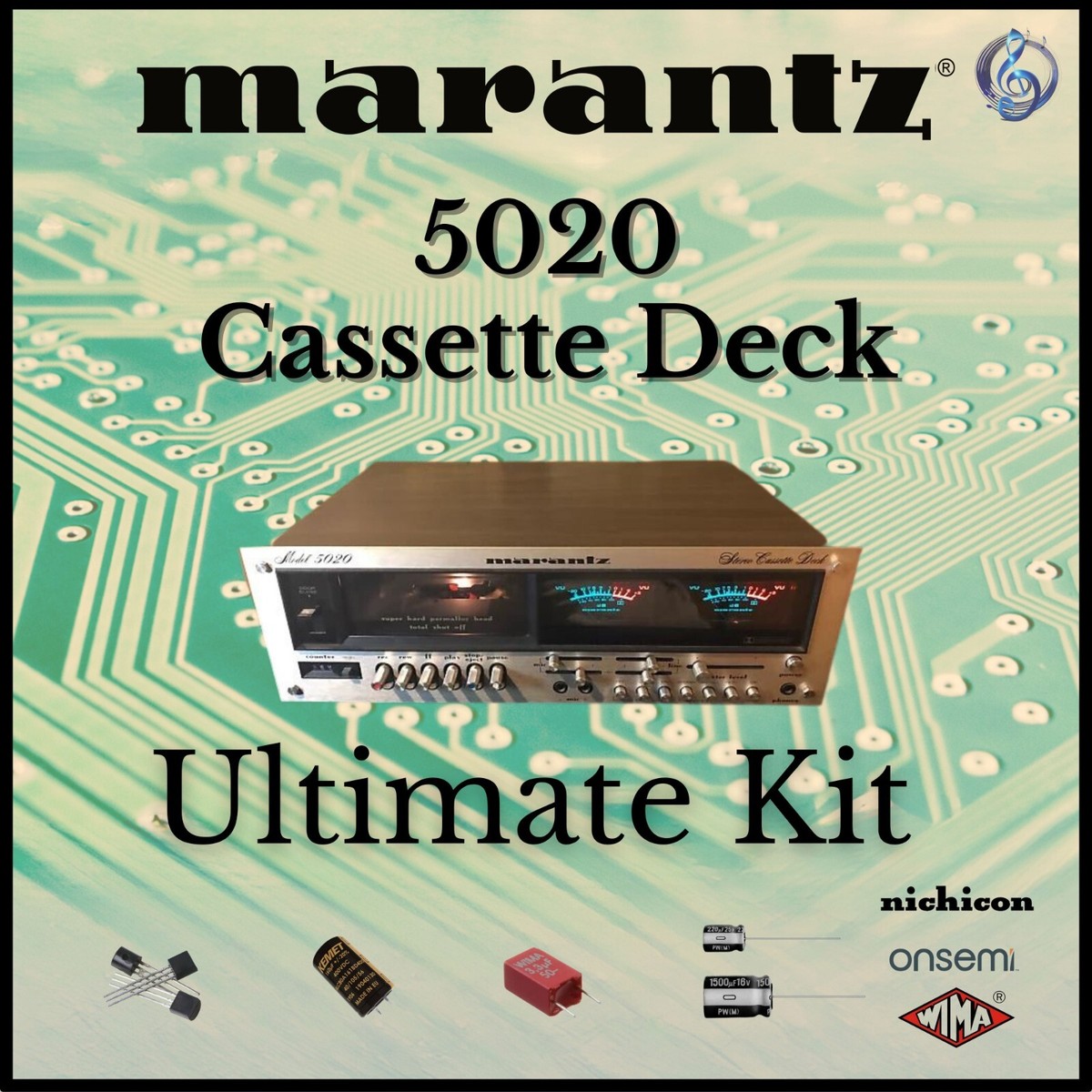 Marantz 5020 Cassette Deck Ultimate Upgrade Kit Genuine Parts