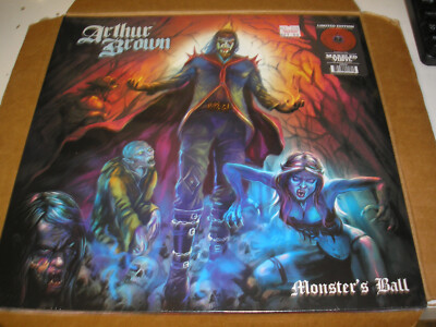 Arthur Brown - Monster's Ball LP new sealed Cleopatra red marbled vinyl psych