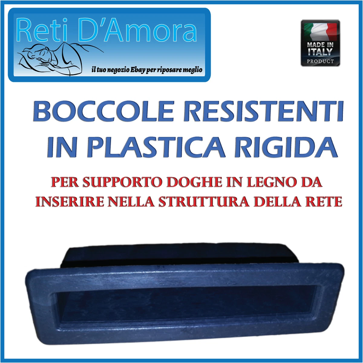 Howsehold Supporti Centrali Per Doghe Del Letto – 4 Pezzi In Plastica, Adattabili A Doghe Da 64 Mm, Per Letti Singoli E Matrimoniali - 3