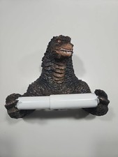 Godzilla Toilet Paper Holder Roll Towel Rack Tissue Home Decor Resign New