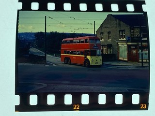 Huddersfield Trolley Bus 35mm Negative 18A 15M
