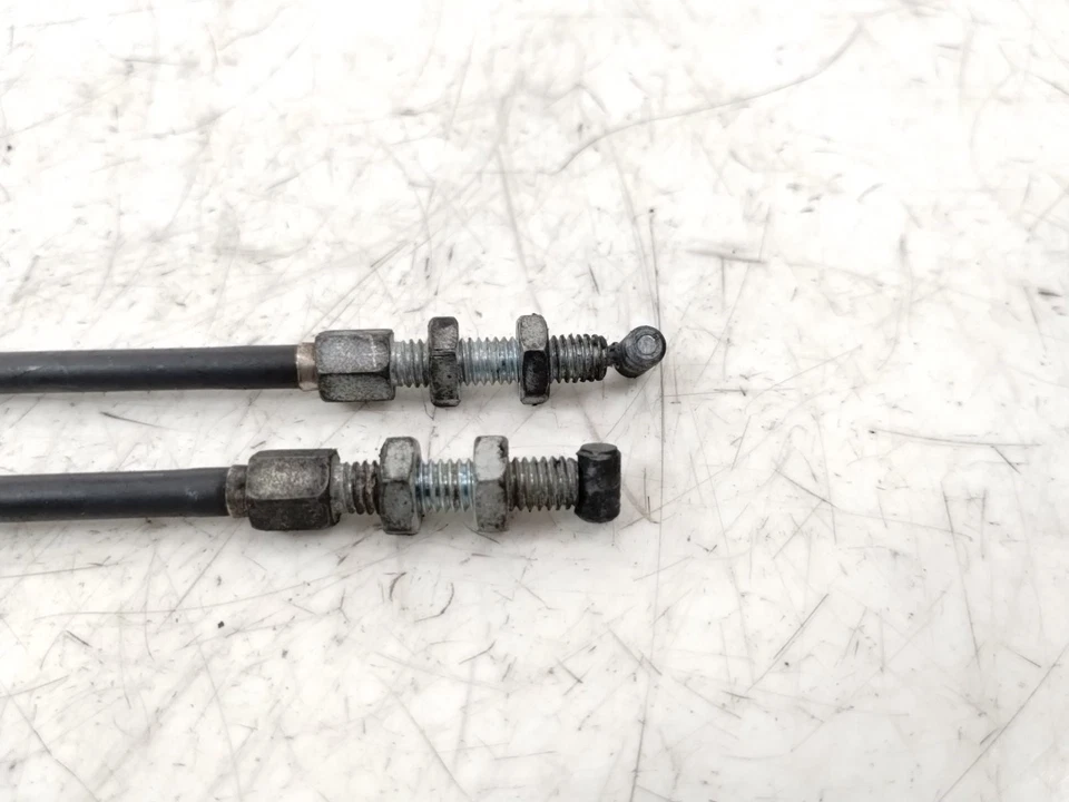 00-03 Suzuki GSXR 750 600 Exhaust Servo Cable Lines Pair - Image 4 of 4