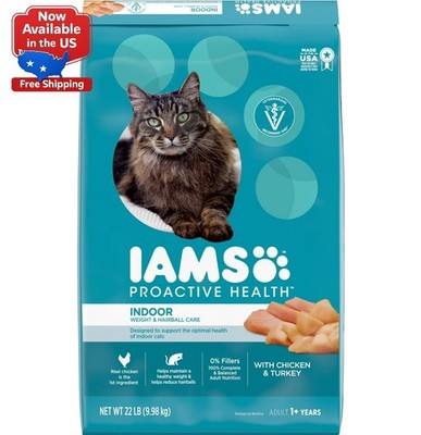 Iams Proactive Health Chicken And Turkey Dry Cat Food, 22 Lb Bag