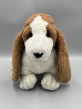 RARE 1985 Gund Basset Hound Plush Dog 18  Lifelike Collector  s Classics