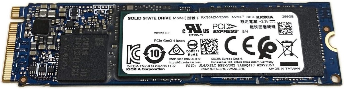 Kioxia 256GB M.2 2280 SSD NVMe PCIe Gen3 x4 KXG6AZNV256G | eBay