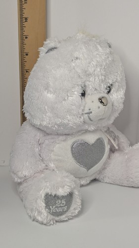 Peluche Care Bears 25 aniversario blanco Tenderheart Care Bears cristales de Swarovski - Imagen 6 de 9