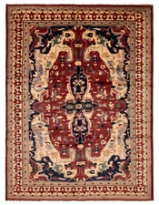 Vintage Oriental Hand-Knotted Carpet 10'2" x 13'1" Traditional Wool Area Rug