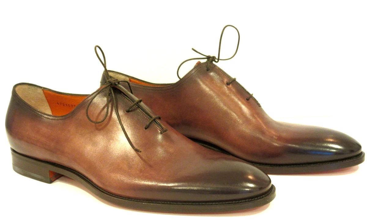 Santoni Oxford Leather Upper Dress Shoes for Men for sale | eBay display picture 3