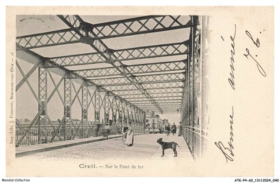 ATKP4-0362-60 - CREIL - Auf der Eisenbrücke