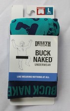 Duluth Trading Co Men's Buck Naked Pattern Boxer Briefs DH3 Tool Print Large NWT