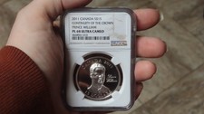 2011 Canada 30g Silver Proof Continuity of the Crown Prince William NGC PL68 UHR