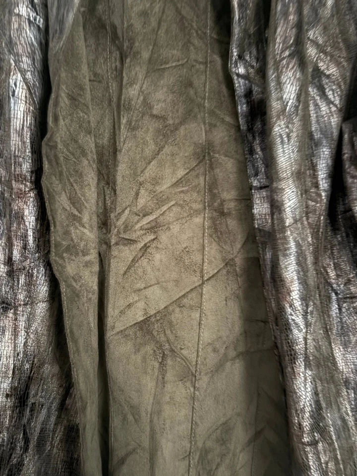 Chico's Metallic Snake Print Waterfall Jacket – Size 3 (Equivalent to XL/16-18) - Image 4 of 4