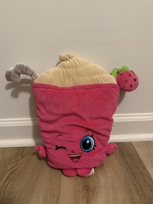 Shopkins Plush Berry Smoothie Pink Stuffed Toy 15 