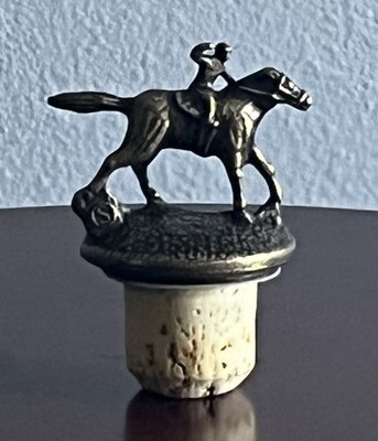 BLANTON S Bottle Topper Letter S    Jockey Racehorse Bourbon Whiskey Blantons