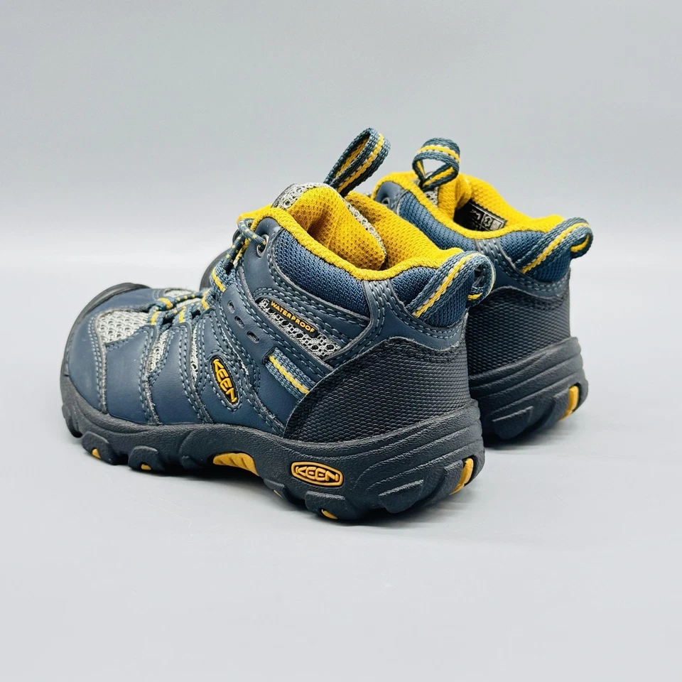 Keen Zapatos Niños Niños 8 C Azul Impermeable Sendero Exterior Duradero Senderismo Tenis Foto 4 de 4