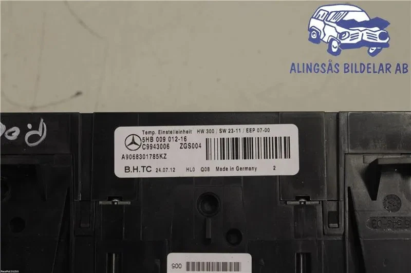 Centralina clima ORIGINALE MERCEDES-BENZ SPRINTER 3,5-t Bus (906) 2013 - Immagine 3 di 3