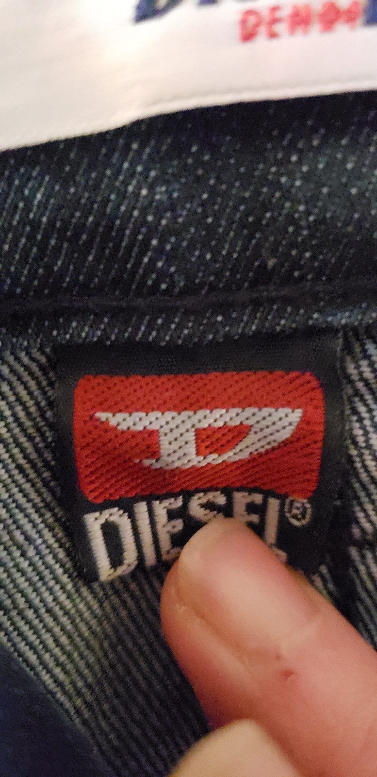 VTG Diesel Women's Size 31 Italian Bootcut Jeans, Blue Plaid image 3
