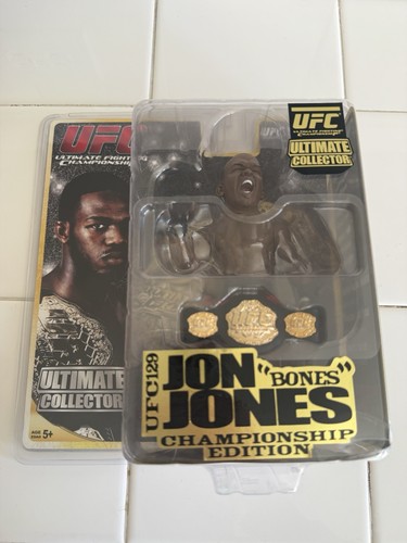 UFC Jon Jones Action Figure Round 5 Ultimate Collector Championship Belt NEW!