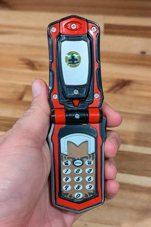 Bandai Power Rangers Mystic Force Magiranger Red Magi 2005 teléfono Morpher juguete Foto 3 de 4