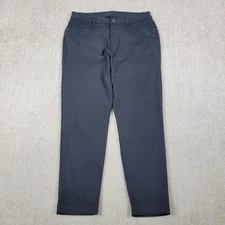 Lululemon ABC Pants Mens 30x27 Gray Warpstreme Slim Stretch Performance Tech