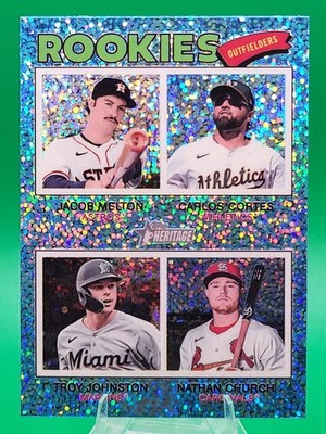 2026 Topps Heritage Light Blue Sparkle Pick your Player Complete your Set #1-400