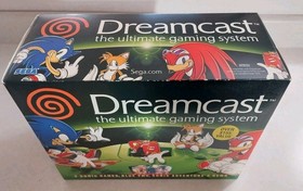 Sega Dreamcast Console + Memory Card & 4 Games - Near Mint