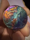 American Silver Eagle 2016 “MONSTER TONER” Stained Glass 1oz Silver
