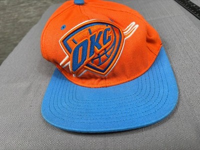 Oklahoma City Thunder Hat Cap Snap Back One Size NBA Basketball Mitchell & Ness