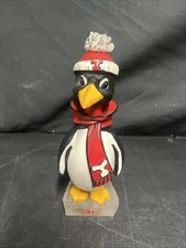 Pete the Penguin Youngstown State University YSU Ceramic Bobblehead Mascot