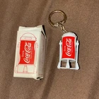 Vintage RARE Coca Cola Coke R2 D2 Star Wars Mini-Robot Keychain Japan w/ Box
