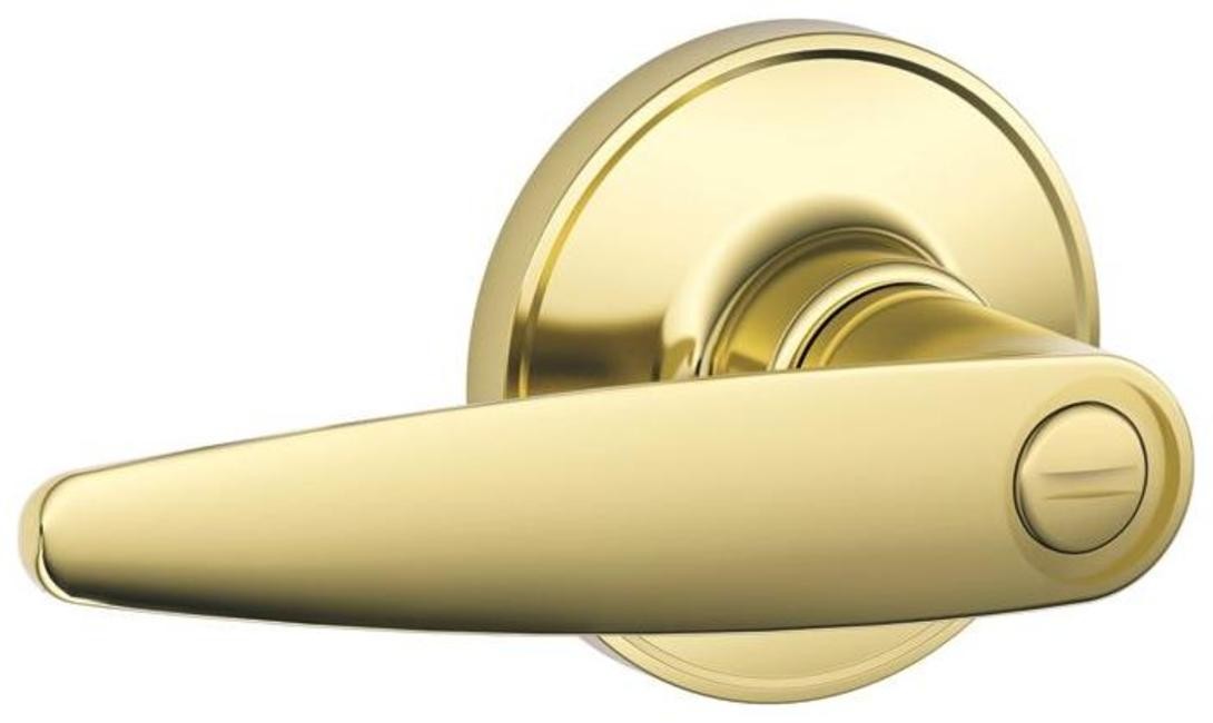 Schlage J40-DOV Dover Privacy Door Lever Set in Aged Bronze