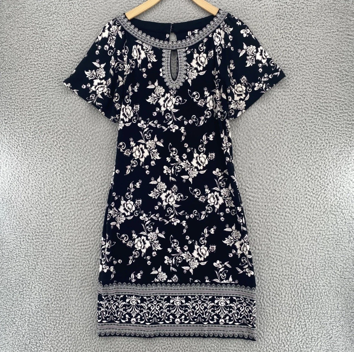 white house black market black and white floral dress Strapless Corset with Full Skirt Harbourtown Trading Company White House Black Market Black