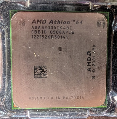 AMD Athlon 64 3200+ desktop processor CPU (model ADA3200DIK4BI)